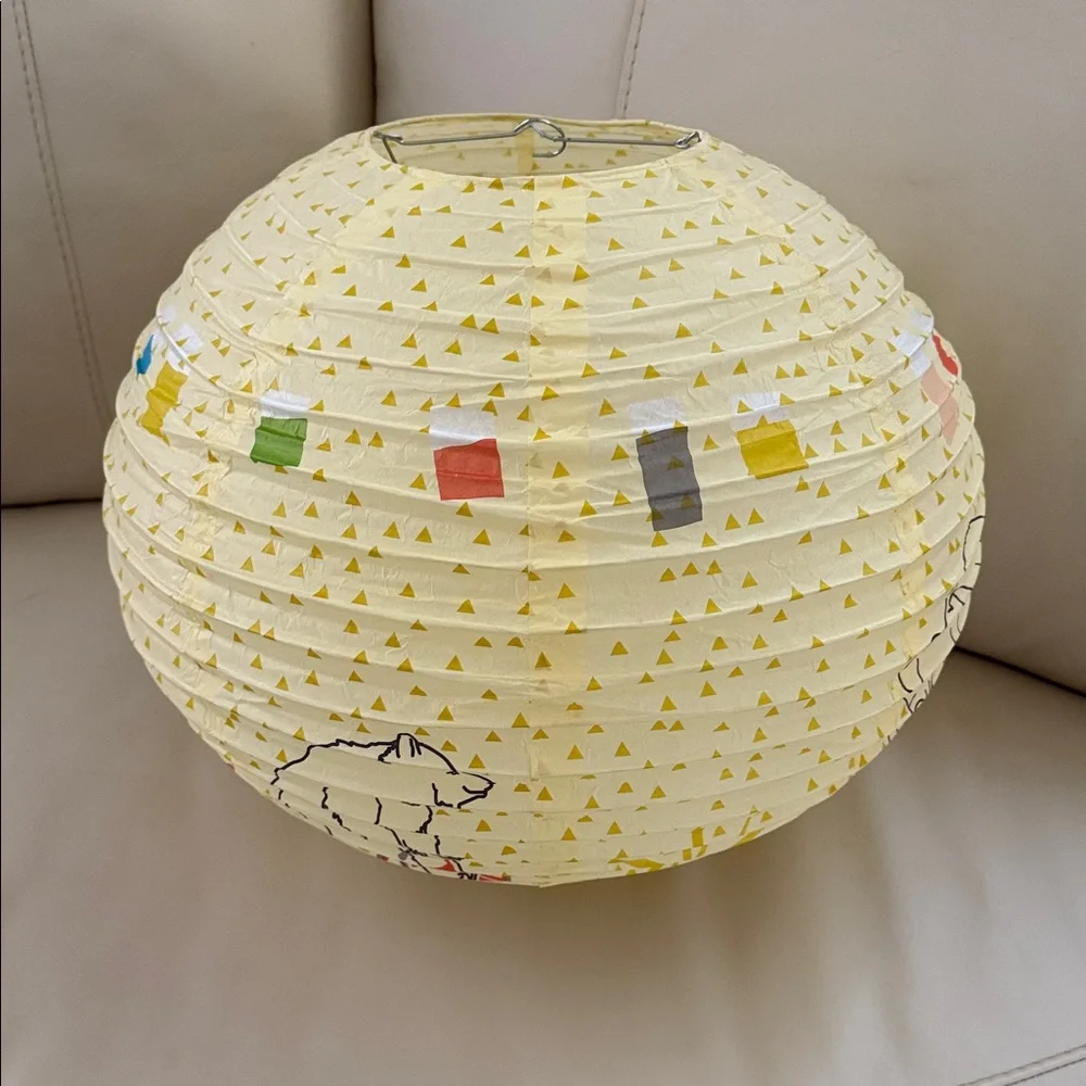 Mimi'Lou Circus Themed Elephant, Giraffe, Bear Paper Lantern NEW